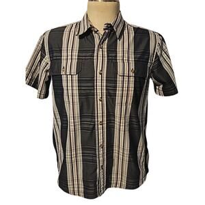 NordicTrack Men’s Short Sleeve Button Down Shirt Sz. L